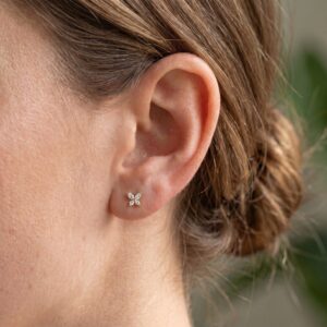 Butterfly Stud Earring
