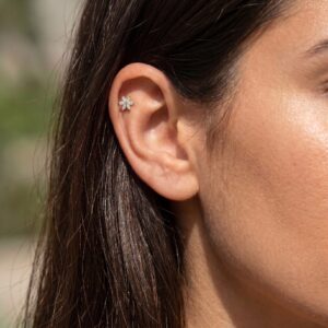 Lily Huggie Earring