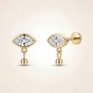 Iris Huggie Earring