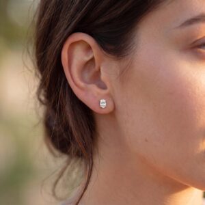 Oval Huggie Earring
