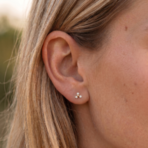 Trio Huggie Earring